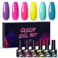 thumbnail image 1 of Juego de esmaltes de uñas en gel, juego de esmaltes en gel, barniz para uñas en remojo, salón, arte de uñas artesanal en casa, 1 of 5