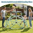 thumbnail image 5 of Geometric Climbing Dome for Kids Ages 3 to 10, Galvanized Steel Indoor Outdoor Climbing Frame, Sturdy High Load Capacity, Portable Easy Assembly Play Equipment, 5 of 8