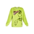 thumbnail image 5 of Dr. Seuss Women’s The Grinch Plush Graphic Sweatshirt, Sizes XXS-XXL, 5 of 5
