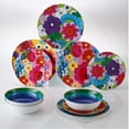 thumbnail image 2 of French Bull - 9" Salad Plate Gift Box Set of 4 - Garden Florals, 2 of 5