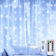 thumbnail image 3 of Cortinas Serie Luces 300 Led Malubero Decorativas Usb 8 Modelo 3x3m Plata, 3 of 3
