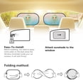 thumbnail image 5 of Jeiento Fish Scale Car Window Shades for Baby Universal Baby Car Window Sun Shades Set of 2 Sun Glare and UV Rays Protection for Your Child Easy to Install, 5 of 7