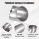 thumbnail image 4 of 2uds OD 3.5" 45 Grados Inoxidable Acero Curva Tubo Escape Codo Tubo, 4 of 7