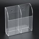 thumbnail image 4 of M Buder Caja de Almacenamiento para Control Remoto de Acrílico Transparente Soporte Organizador de Pared 2 Compartimentos, 4 of 6