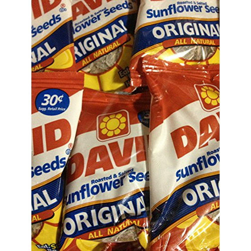 David SunFlower Seeds original 30 cents 36ct/.9oz Bags