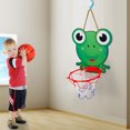 thumbnail image 1 of Heliisoer Hanging Wall Lifting Basketball Rack Toys And 1 Inflator, 1 of 6