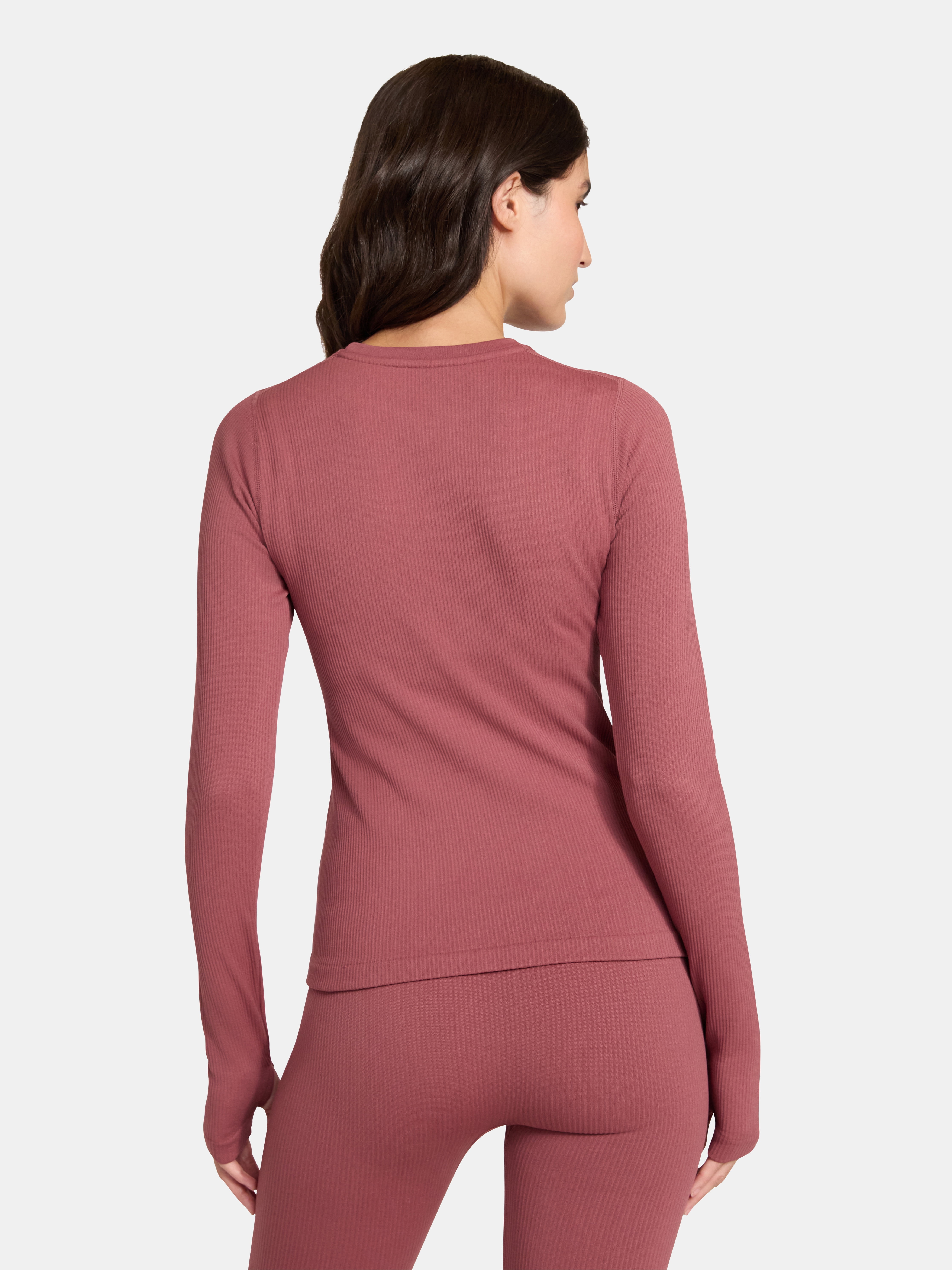 Ozark Trail Women’s Warmer Thermal Long Sleeve Seamless Fleece Top, Sizes XS-XXL