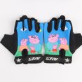 thumbnail image 1 of Guantes antideslizantes de medio dedo para niños, guantes para ciclismo, deportes, patineta, patinaje sobre ruedas, béisbol, guantes pintados para niños, 1 of 2