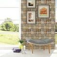 thumbnail image 3 of Amdohai 3 Dimension Multicolor Geometric Pattern Water-resistant Moistureproof Removable Self Adhesive Wallpaper Peel & Stick PVC Wall Stickers for Living Room Bathroom Kitchen Countertop, 3 of 8