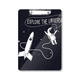 thumbnail image 1 of Universo y extranjero los viajes espaciales Portapapeles Carpeta de escritura Placa de soporte A4, 1 of 4