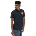 thumbnail image 4 of Face Love Emoji Short Sleeve T-shirt (Midnight Navy, XS), 4 of 4