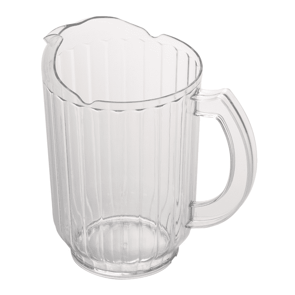 Cambro Camwear PE600CW Clear 60 oz. Economy Plastic Pitcher