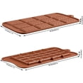 thumbnail image 3 of 4 Pack Molde de Silicona para Tabletas de Chocolate, Multifunción y Antiadherente, 3 of 4