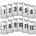 thumbnail image 1 of Chaleco 12 PCS Adultos Fútbol Pinnies Jerseys del equipo de fútbol de secado rápido Deportes juvenil Tomshoo Chaleco, 1 of 7