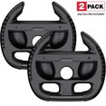 thumbnail image 2 of Steering Wheels for Nintendo Switch & OLED Console Joy Cons, Racing Wheels for Mario Kart 8 Deluxe [Mariokart Switch Steering Wheel Joycon Controller Attachment Accessories]-Twin Pack [2X Black], 2 of 6