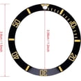 thumbnail image 3 of HUGFEGWE Watch Insert Loop, Watch Bezel, 4 Colors New Ceramic Watch Wristwatch Bezel Insert Loop Replacement Parts (intermediary) CA919-158987, 3 of 8