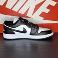 thumbnail image 4 of Ni - ke NEW Air Jordan 1 Low 'Panda' Black/White Women's Size 8.5, 4 of 5