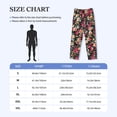thumbnail image 3 of KLL Mens Pajama Pants for Men,Mens Lounge Pants,Funny Gifts for Men,Men's Pajama Bottoms Many Kind Of Flowers -Small, 3 of 5