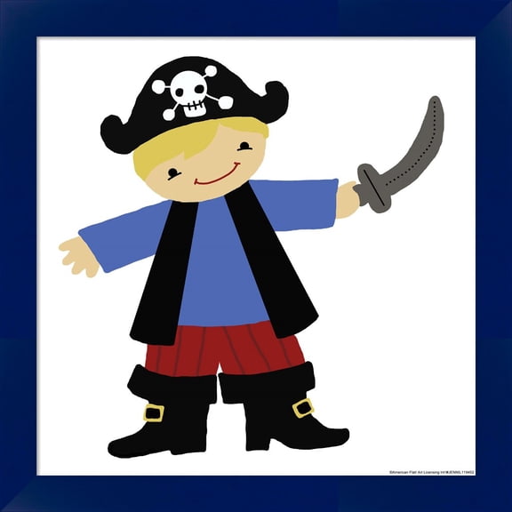 Great Art Now Captain by Jennifer Nilsson, Framed Wall Art, 14W x 14H