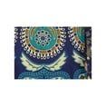 thumbnail image 2 of Ethnic Indian Peacock Feathers Long Cotton Indian Wrap Skirt, 2 of 2