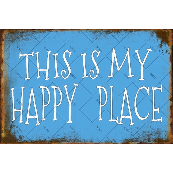Noete Metal Tin Signs Vintage Wall Art 8x12 Inch, Rustic Easter Decor for Home, Classroom, Office, Nursery & Gifts, Durable Metal Tin Signs for Indoor Decor