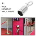thumbnail image 4 of Shisuyan Rope End Stopper Crowd Control Stanchions 4Pcs 3.9X1.3X1.3in, 4 of 9
