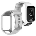 thumbnail image 2 of Correa de repuesto de silicona para reloj deportivo Tomtom Runner 2 (blanco), 2 of 5