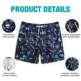 thumbnail image 2 of SSLR Mens Swimming Trunks Quick Dry 5" Swim Shorts with Mesh Lining Swim Trunks, 2 of 8