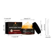 120ml Torch Paste - The Original Wood Burning Paste Accurately & Easily Burn Designs on Wood, Canvas, Denim & More | Heat Activated Non-Toxic Paste for Crafting & Stencil Wood Burning
