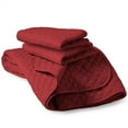 thumbnail image 2 of Bare Home Premium Diamond Stitched 3 Piece Coverlet Set - Ultra-Soft Luxurious Lightweight All Season Bedspread (Full/Queen, Red), 2 of 5
