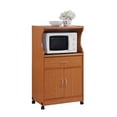 thumbnail image 5 of Hodedah Microwave Kitchen Cart, Cherry, 5 of 7