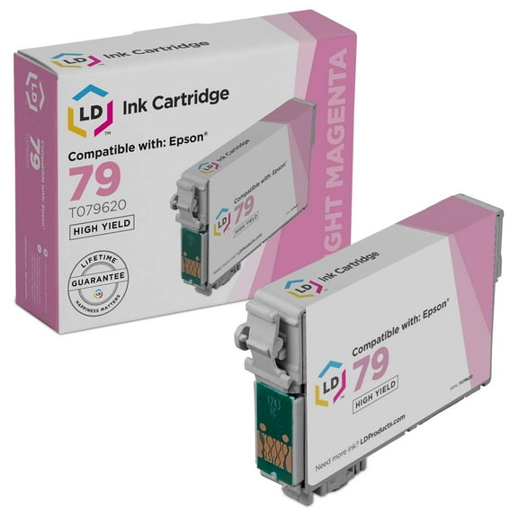 LD Products Compatible Replacement for Epson T079620 (T0796) Light Magenta HY Inkjet