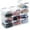 White, variant on 1.3 QT 10 Pack White Stackable Plastic Storage Bins with Lids for Organizing