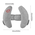 thumbnail image 3 of Travel Pillow,Adjustable Head Neck Support, Portable Travel Pillow for Car Seat, Banana Travel Headrest Pillow, Offers Protection Safety, 3 of 6