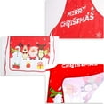thumbnail image 4 of Dsscvnef Christmas Apron with Festive Cloth Printing Decoration Cartoon Design for Holiday Cooking Baking Party Wear, 4 of 9