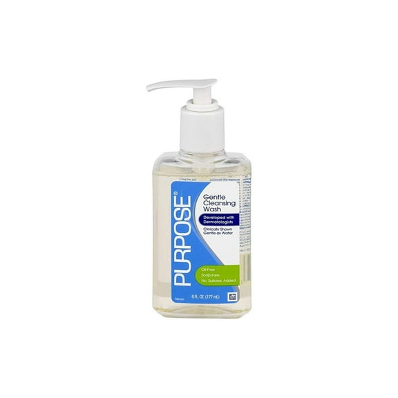 Purpose Gentle Cleansing Wash 6 OZ, (Pack of 3)