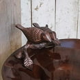 thumbnail image 3 of Achla BB-02AB-RM Antiqued Birdbath with Birds with Rail Mount Bracket, Copper & Black, 3 of 3