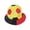 B, variant on Soccer Ball Costume Hat, Football Party Hat for World Football Games Celebration, Sports Cheerleading Cap (A)