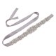 thumbnail image 1 of Cadena de cintura de plata para boda de mujer, cinturón de dama de honor con cinturón de diamantes de imitación incrustados, accesorios de vestir para mujer, joyería nupcial Feliz Sencillez, 1 of 2