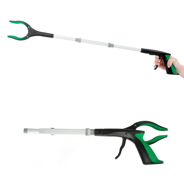 Grabber Reacher with Rubber Grip Handle – 32 Inch Multipurpose Foldable ...