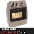 thumbnail image 3 of Comfort Glow 18,000 BTU Vent Free Natural Gas Infrared Plaque Gas Wall Heater, 3 of 14