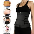 thumbnail image 5 of QRIC Women Waist Trainer Shapewear Weight Loss Corset Trimmer Belt Waist Cincher Body Shaper Double Straps, 5 of 6