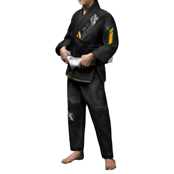 Hayabusa Ascend Lightweight Jiu Jitsu Gi Kids - Black, Y0