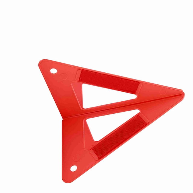 Portable Car Emergency Reflective Warning Sign Highly Visible Safety Road Stop Sign with for Construction Trucks Trailers Maintenance Vehicles