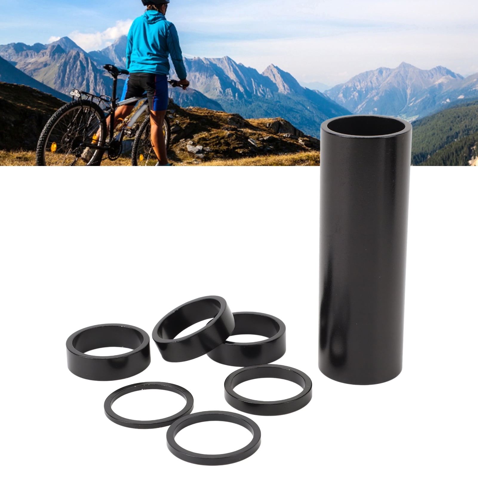 6 Uds Espaciador De Auriculares Para Bicicleta Colamx Modificación