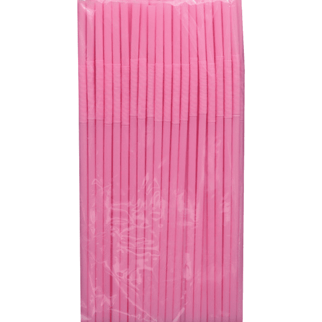 200 pajitas de plástico flexibles para beber, pajitas de lujo desechables coloridas extralargas para fiestas