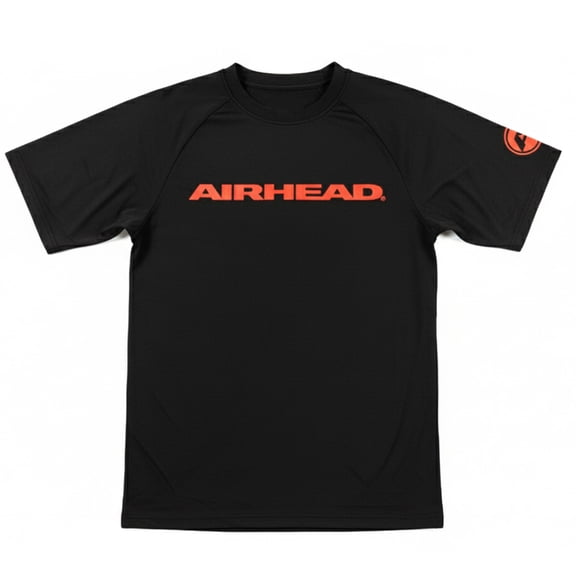 AIRHEAD Unisex UPF 50  Protection Performance T-Shirt, Black, Large