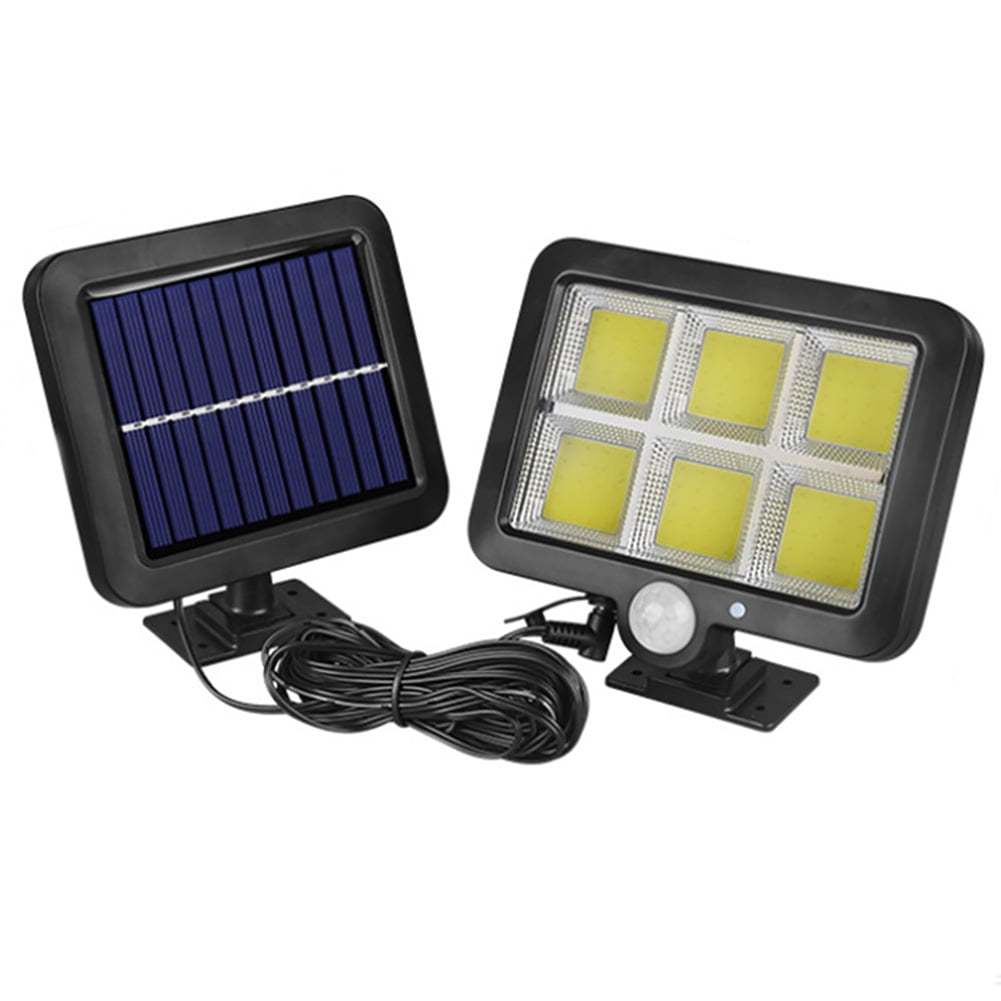 Details about   120/128LED COB Solar Power PIR Sensor Wall Street Light Path Garden Lamp Outdoor 
