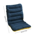 thumbnail image 6 of Tupukom Outdoor Chaise Lounge Cushion Thicken Patio Rocking Chair Cushion Outdoor Swing Bed Cushions, Summer,17.7x33.5 Inch, 6 of 6
