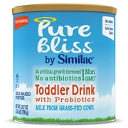Pure Bliss by Similac Toddler Drink with Probiotics, Starts with Fresh Milk from Grass-Fed Cows, Non-GMO Toddler Formula, 24.7 ounces, 4 Count